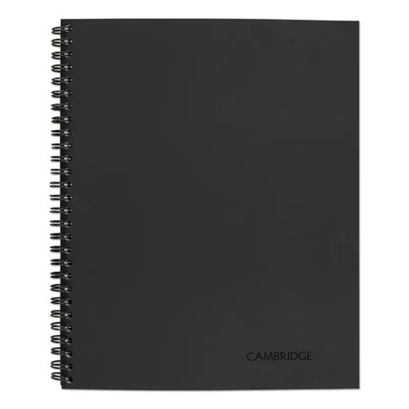 NOTEBOOK,WIRE BND 20#,BK