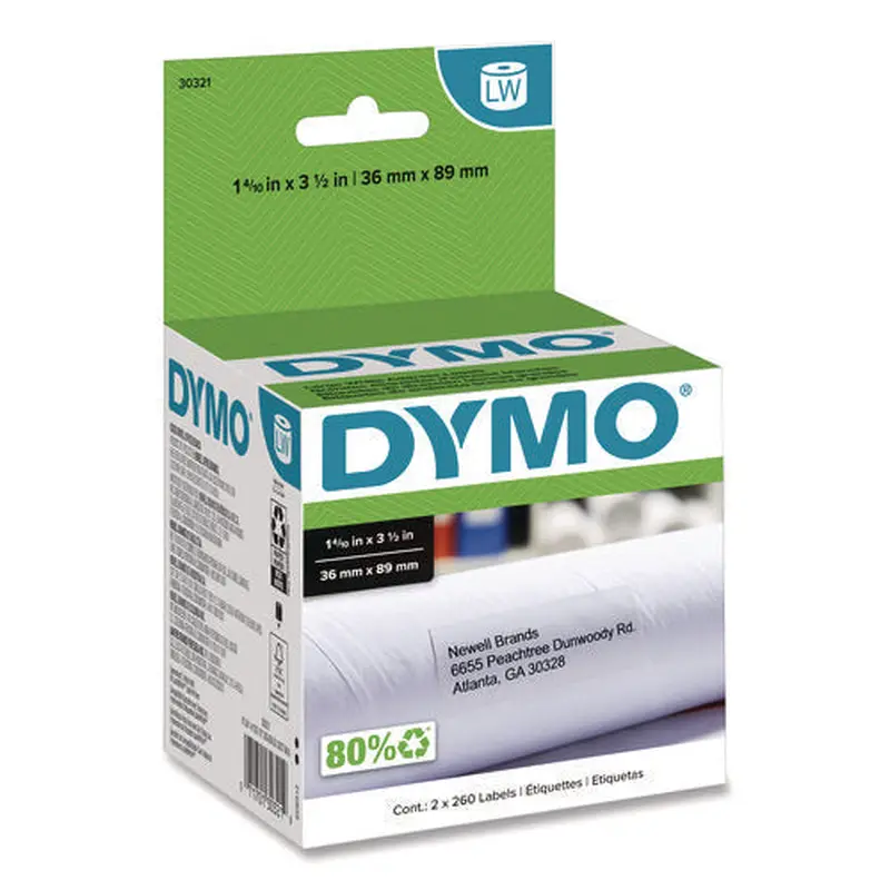 LABEL,ADRS,LRG,520/BX,WH