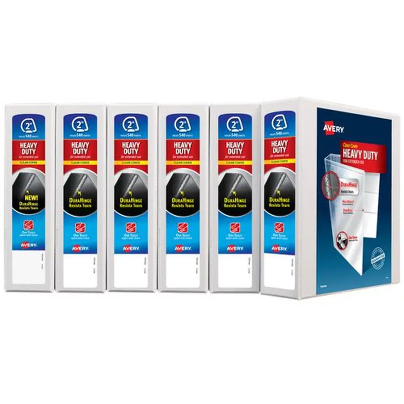 BINDER,HDVW,2"EZD,6,WH