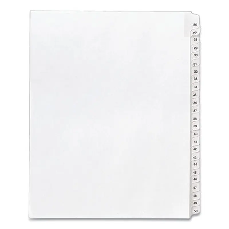 INDEX,ALLSTATE 26-50,WHT