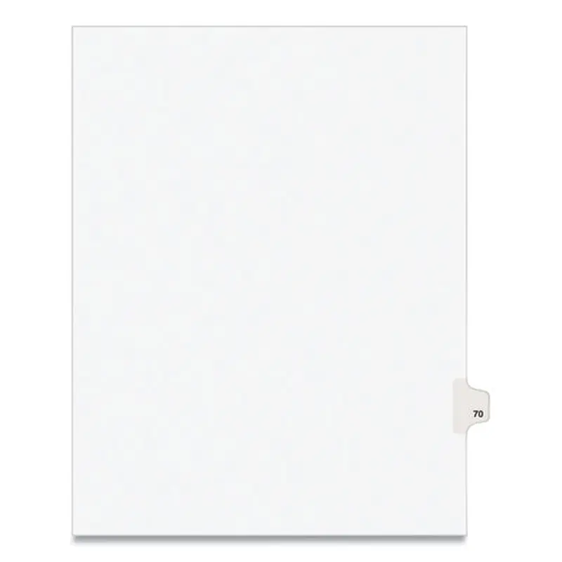 INDEX,SD,LTR,WHT,70,25/PK