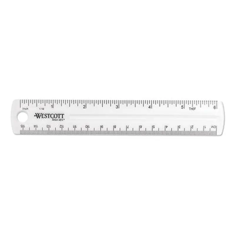 RULER,PLASTIC,SHATTRPRF6"
