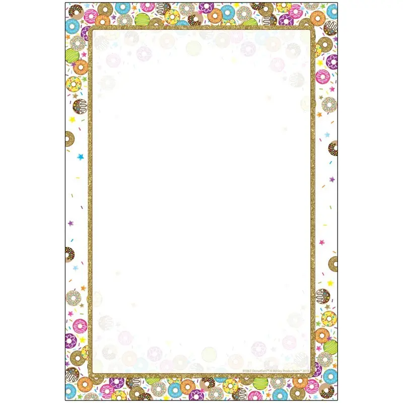 Ashley Smart Poly  Chart, Donutfetti Blank, 13" X 19" (ASH91067)