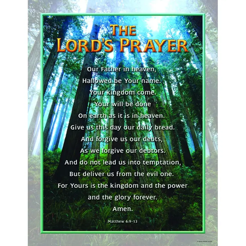 Carson Dellosa The Lord's Prayer Poster (CD-6328)
