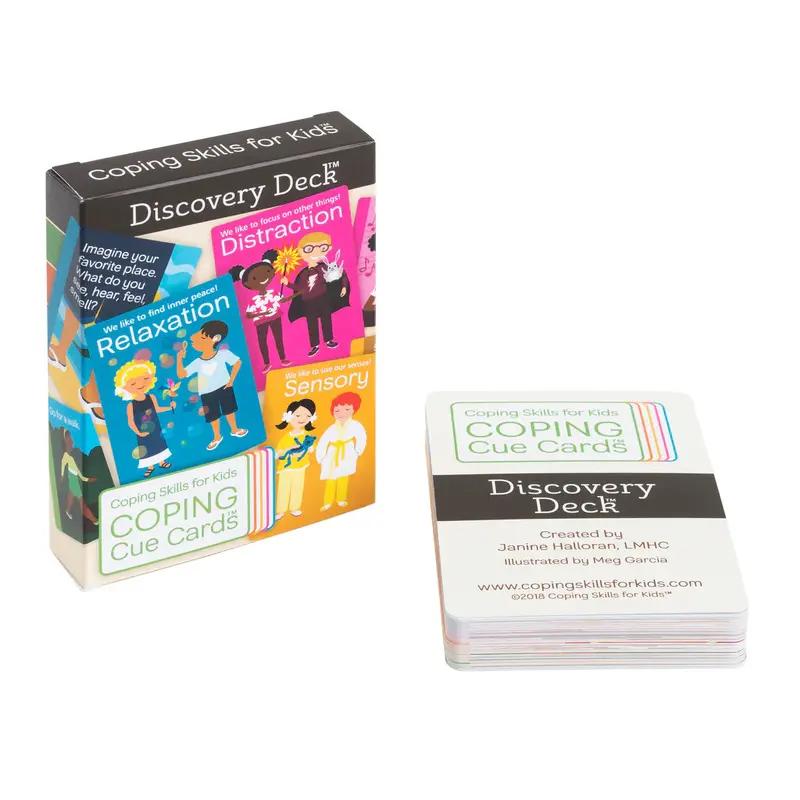 Coping Skills for Kids Cue Cards Discovery Deck (CSKCCDIS)