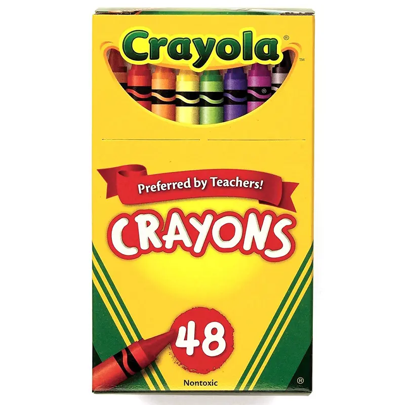 Crayola Crayons Assorted Colors 48 Count (52-0048)
