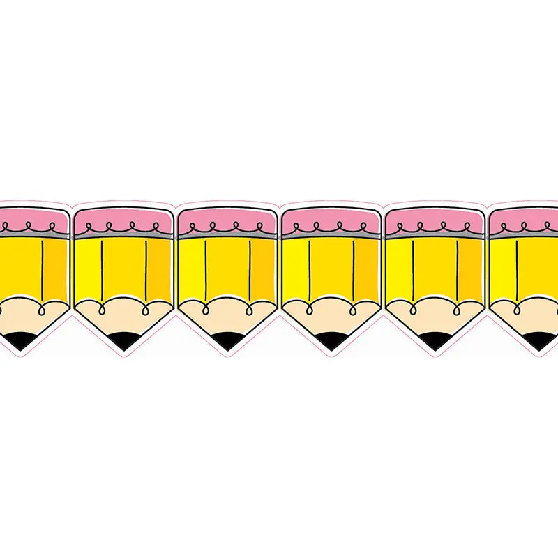 Creative Teaching Doodle Pencils EZ Border (CTP 10673)