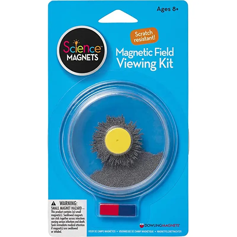Dowling Magnets Magnetic Field Viewing Kit with Steel Filings (731025)