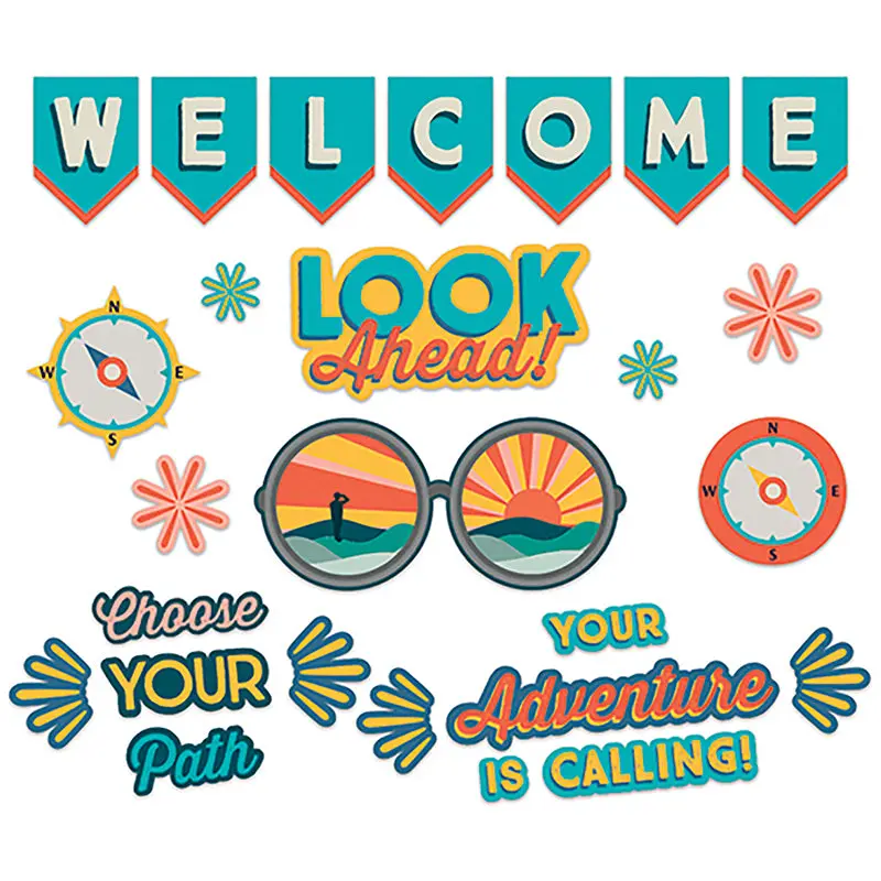 Eureka Adventurer Look Ahead Welcome Bulletin Board Set (EU 847803)
