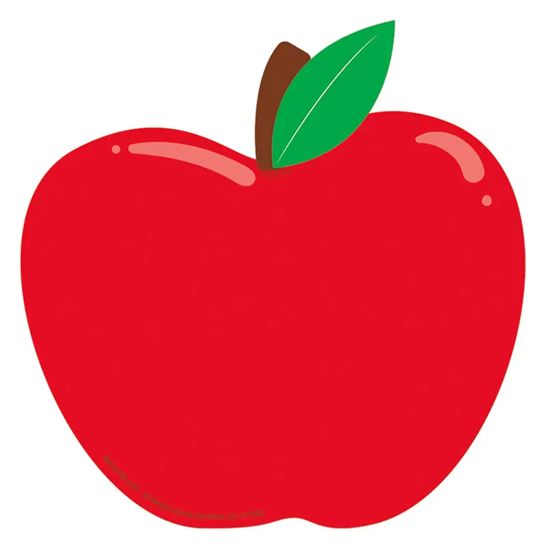 Eureka Apple Paper Cut-Outs, 36 Count, Approx. 5-1/2" x 5-1/2" (EU 841576)