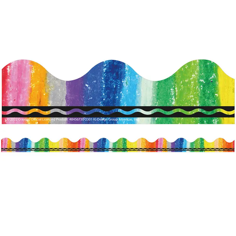Eureka Crayola Rainbow Deco Trim (EU 845673)