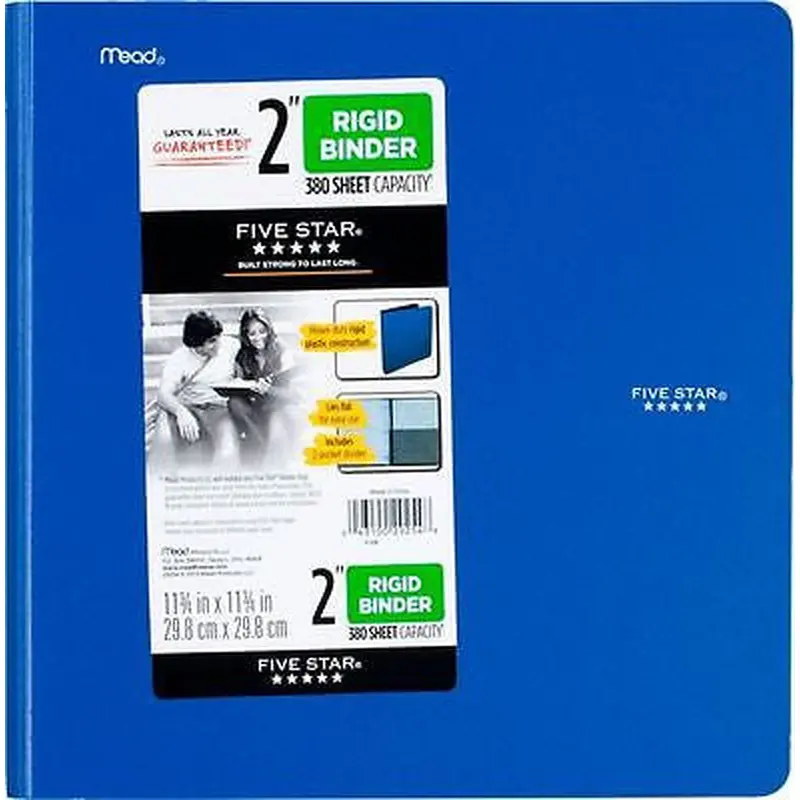 Five Star  2" Rigid Binder (29254)White