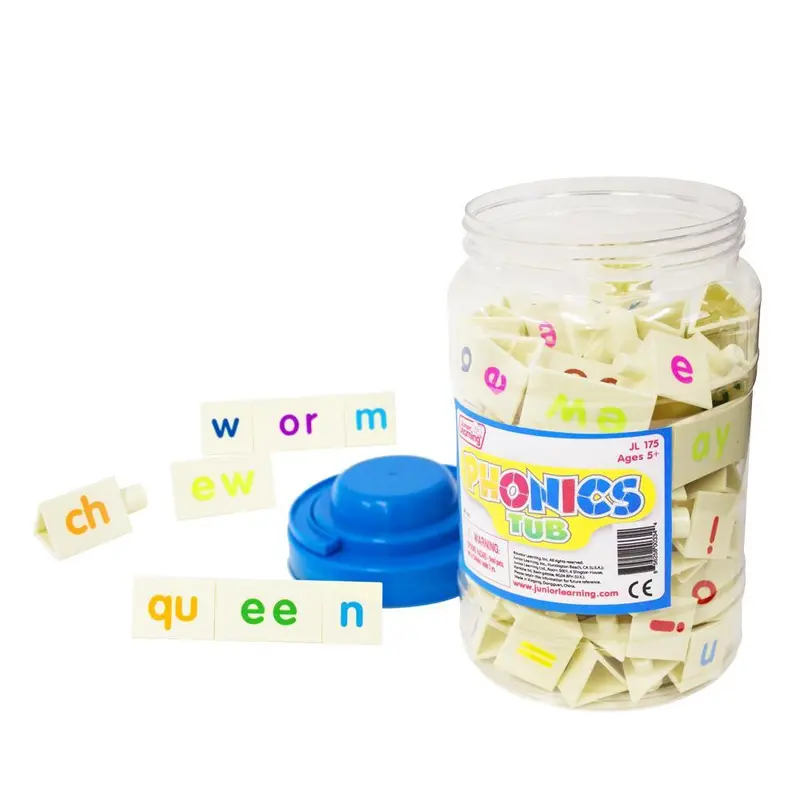 Junior Learning Phonics Tri-Blocks Tub, Grades 1-3 (JL 175)
