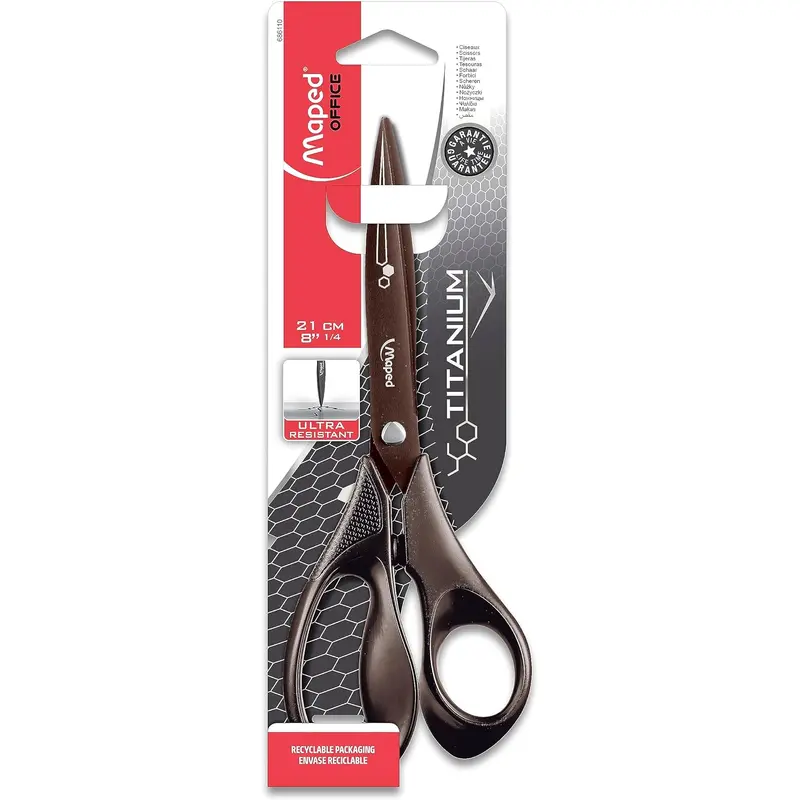 Maped - Expert Titanium Eco-Friendly 8.25 Inch Scissors (M 686110)