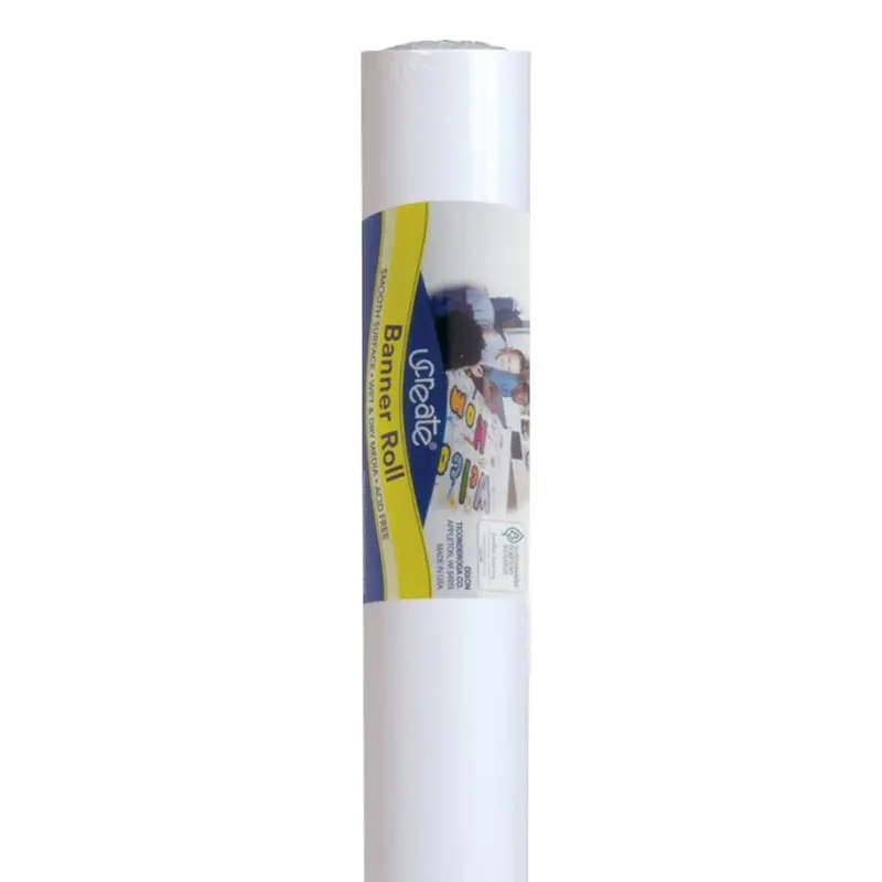 Pacon Banner Roll, White, 36" X 75' (P5025)
