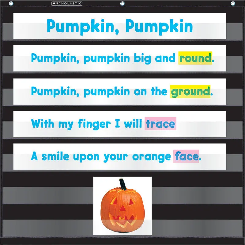 Scholastic Mini Pocket Chart, Black (SC 573278)