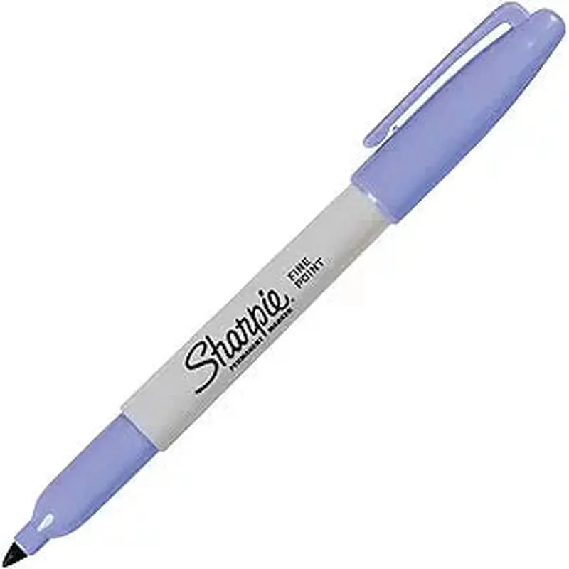 Sharpie Permanent Markers Fine Point, Lilac, 12 Pack (SAN 32088)