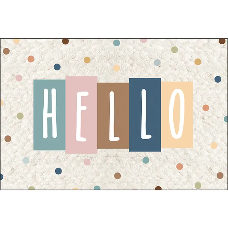 Teacher Created Everyone is Welcome Hello Postcards (TCR 7151)