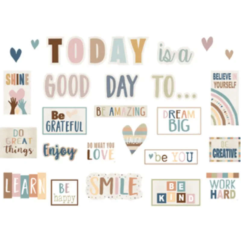 Teacher Created Everyone is Welcome Today is a Good Day Mini Bulletin Board (TCR 7163)