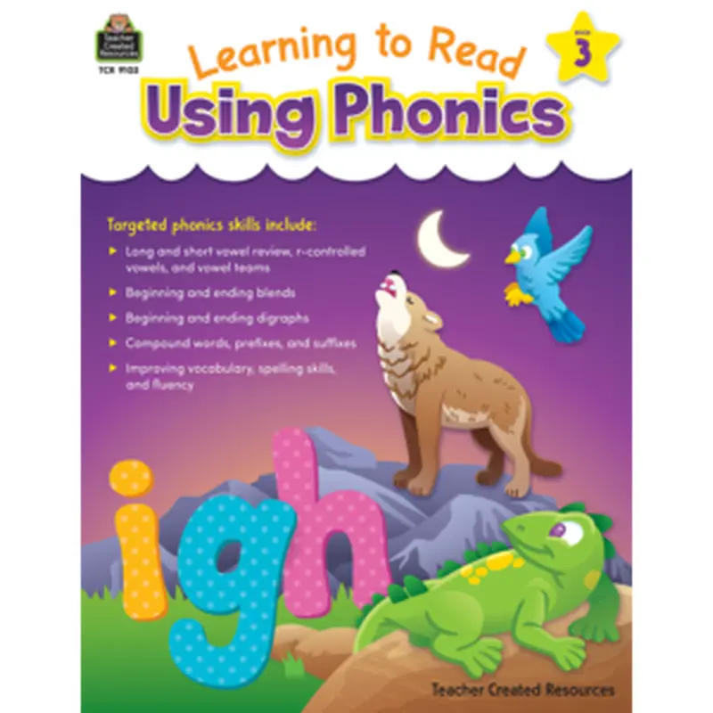 Teacher Created Learning to Read Using Phonics, Book 3 (TCR 9103)