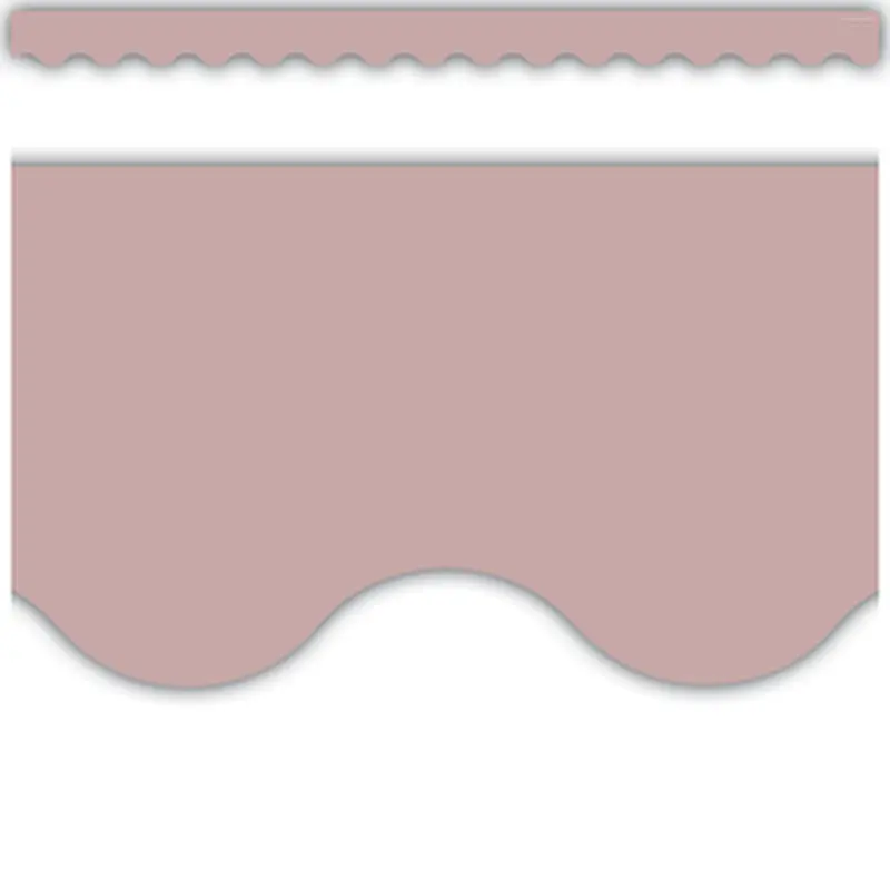 Teacher Created Light Mauve Scalloped Border Trim (TCR 1330)