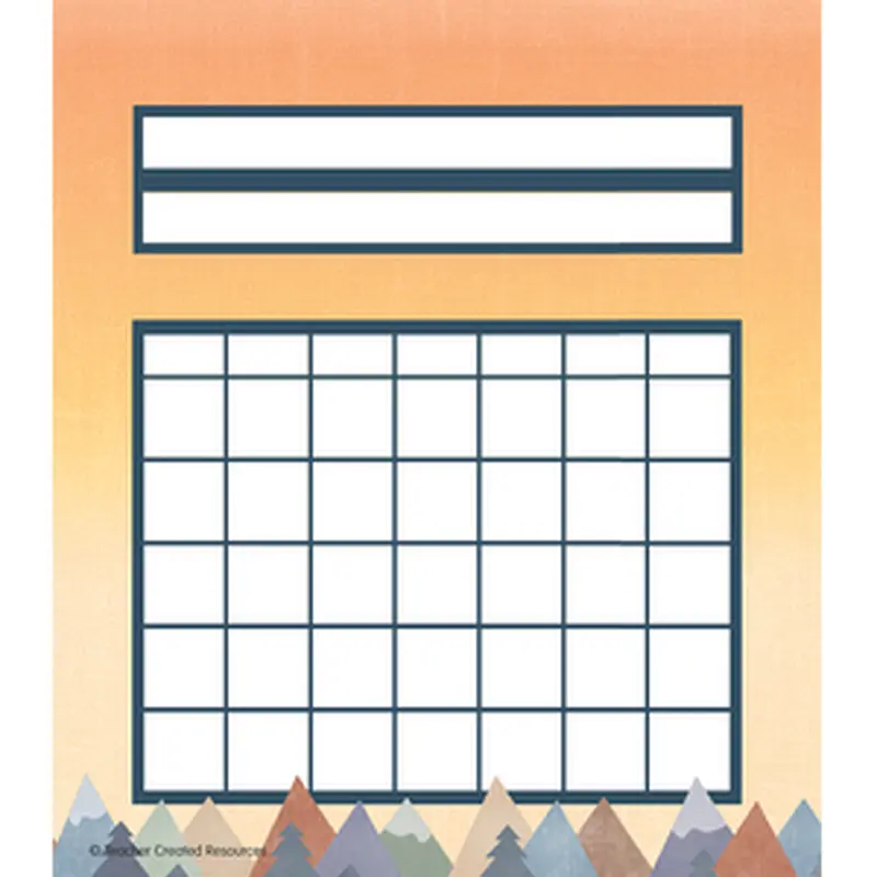 Teacher Created Moving Mountains Incentive Charts (TCR 9175)