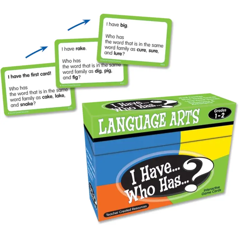 Teacher Created Resources I Have, Who Has language Arts Game Grades 1-2 (TCR 7815)