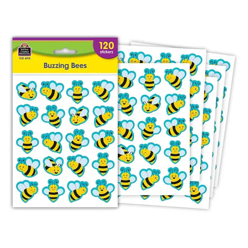 Teacher Created Resources Buzzing Bees Stickers (TCR 6913)