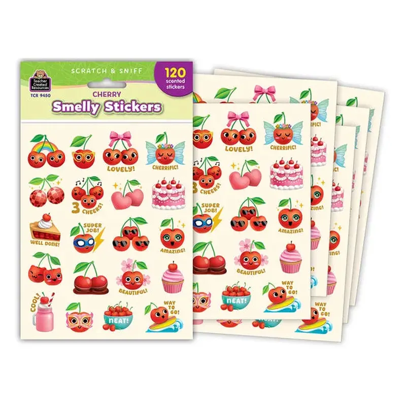 Teacher Created Resources Cherry Smelly Stickers (TCR 9450)