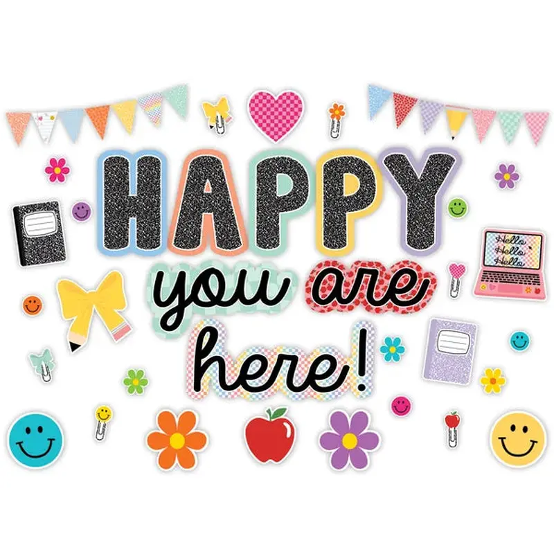 Teacher Created Resources Cool for School Happy You're Here Bulletin Board (TCR 9303)