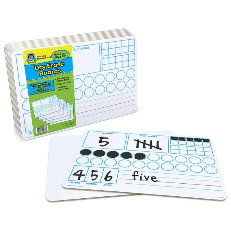 Teacher Created Resources Double-Sided Learning Numbers 1-20 Dry-Erase Boards (TCR 77076)