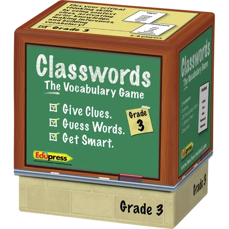 Teacher Created Resources Edupress Classwords The Vocabulary Game, Grade 3 (TCR 63751)