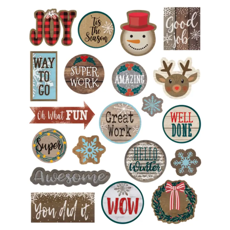 Teacher Created Resources Home Sweet Classroom Winter Stickers (TCR 8461)