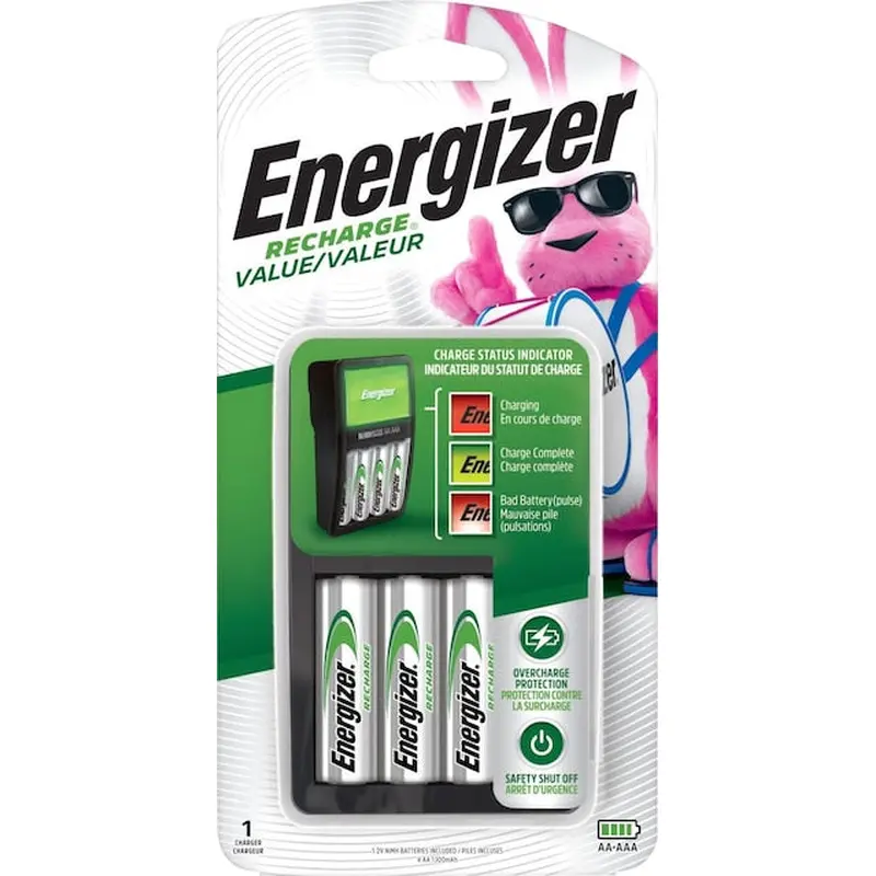ENERGIZER AA/AAA NIMH VALUE CHARGER