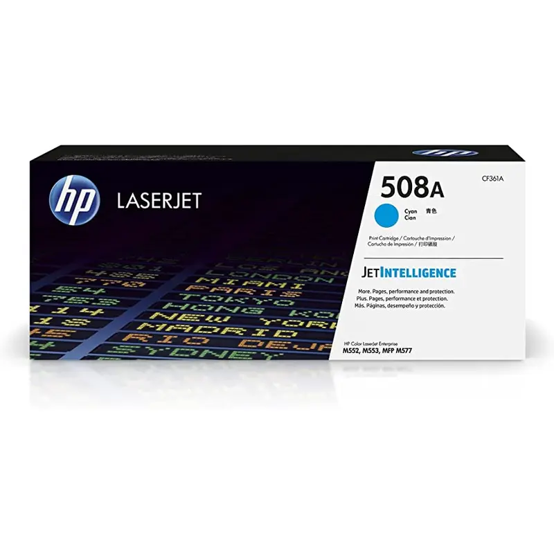 HP 508A CYAN LASERJET TONER CARTRIDGE