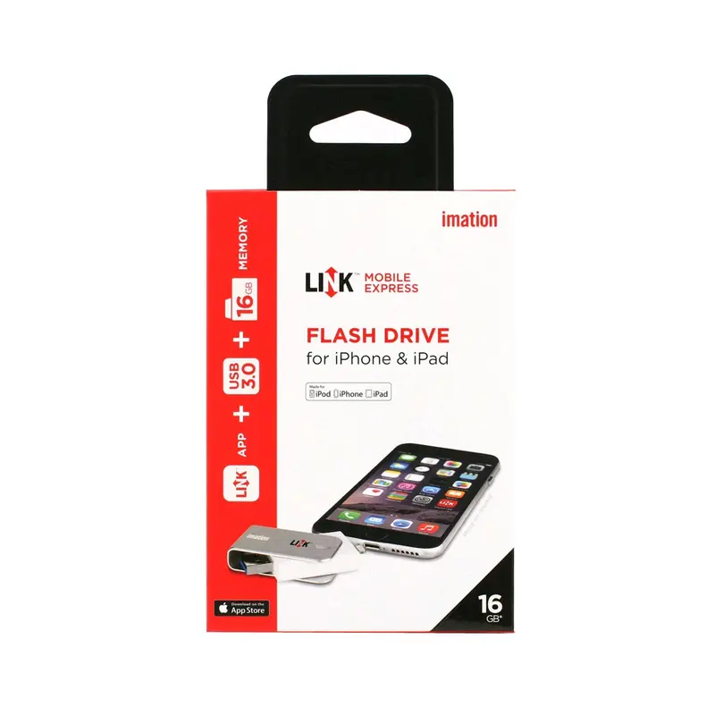 IMATION FLASH DRIVE FOR IPAD AND IPHONE 16GB