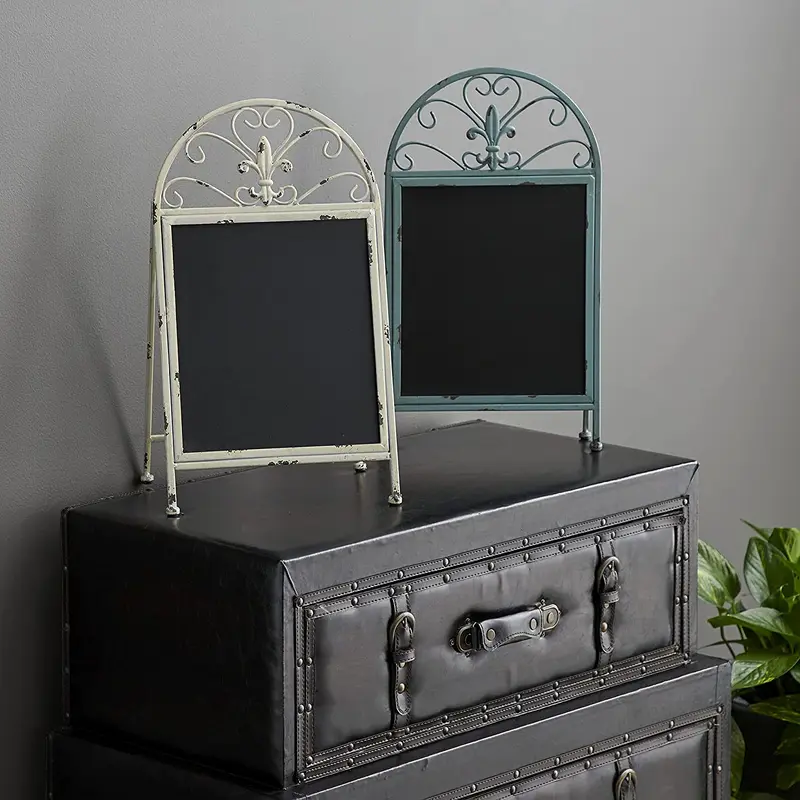 METAL CHALK BOARD 10" * 17"H