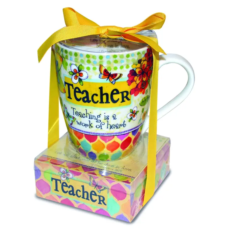 MUG WITH MEMO PAD: TEACHER