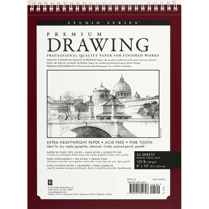 Premium Drawing Pad 8x10"