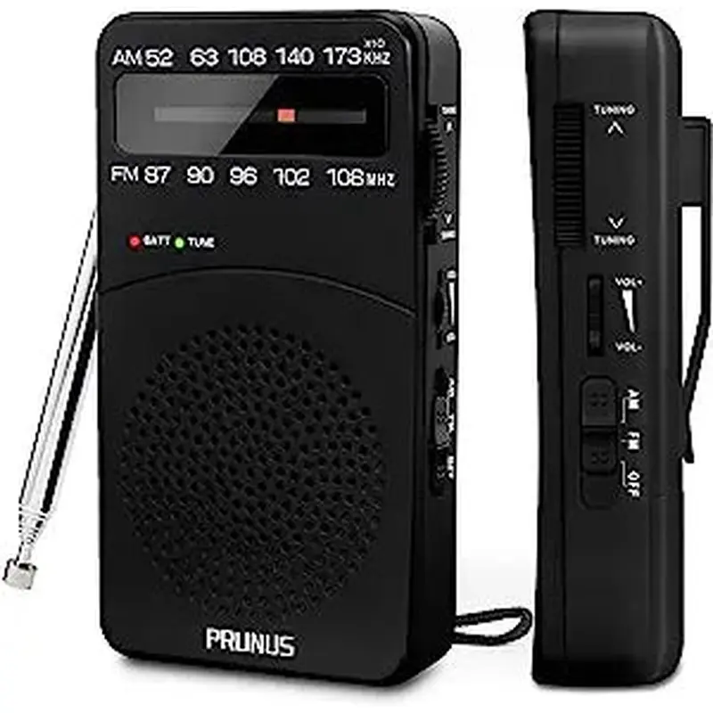 PRUNUS PORTABLE RADIO AM FM BATTER OPERATED
