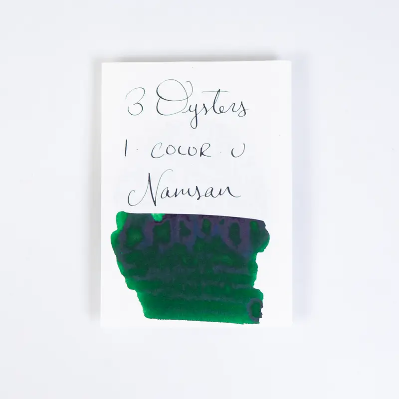 3 Oysters Namsan Green (38ml) Bottled Ink (I-Color-U)