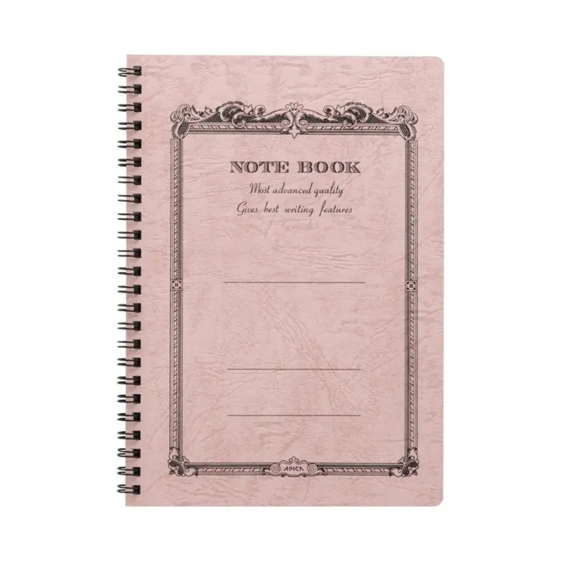 Apica CD Twin Ring Notebook A5 - Peach (Lined)