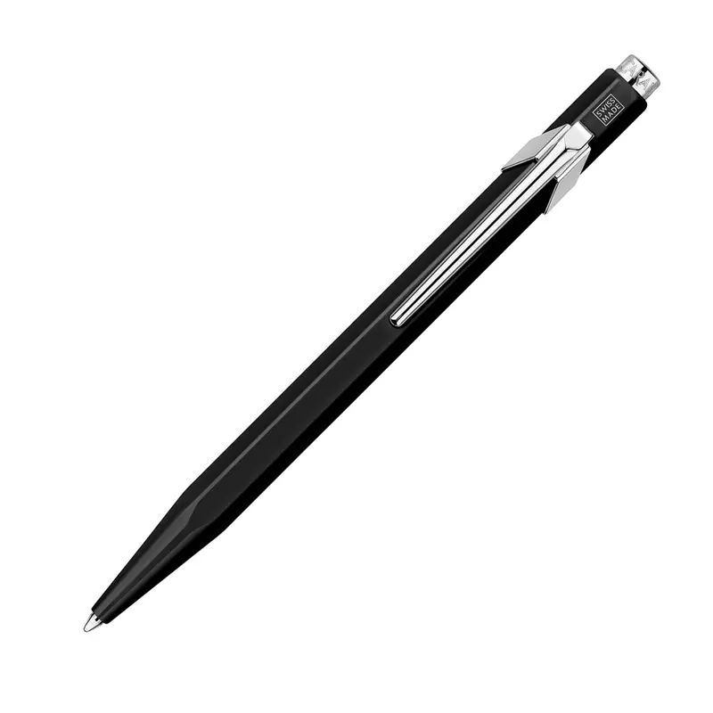 Caran d'Ache 849 Black Metal Ballpoint with Black Goliath Refill