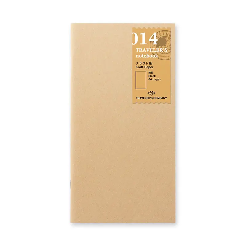 TRAVELER'S Notebook Regular 014 Kraft Paper