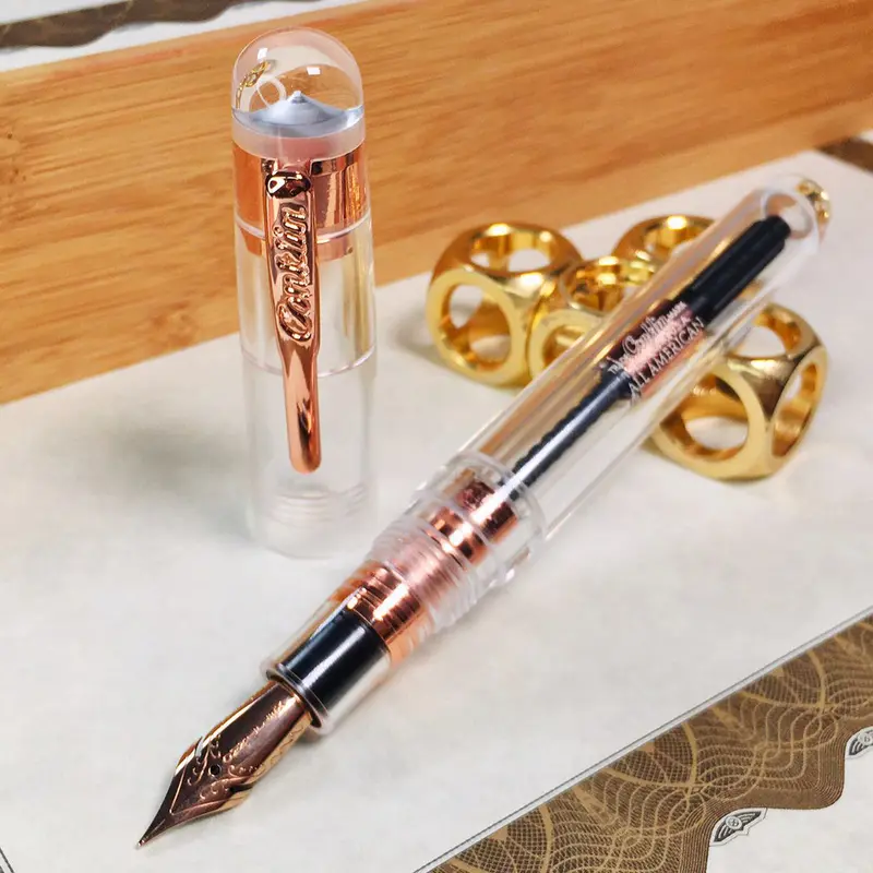 Conklin All American 1898 Fountain Pen - Demo with Rose Gold (Limited Edition)Extra-Fine