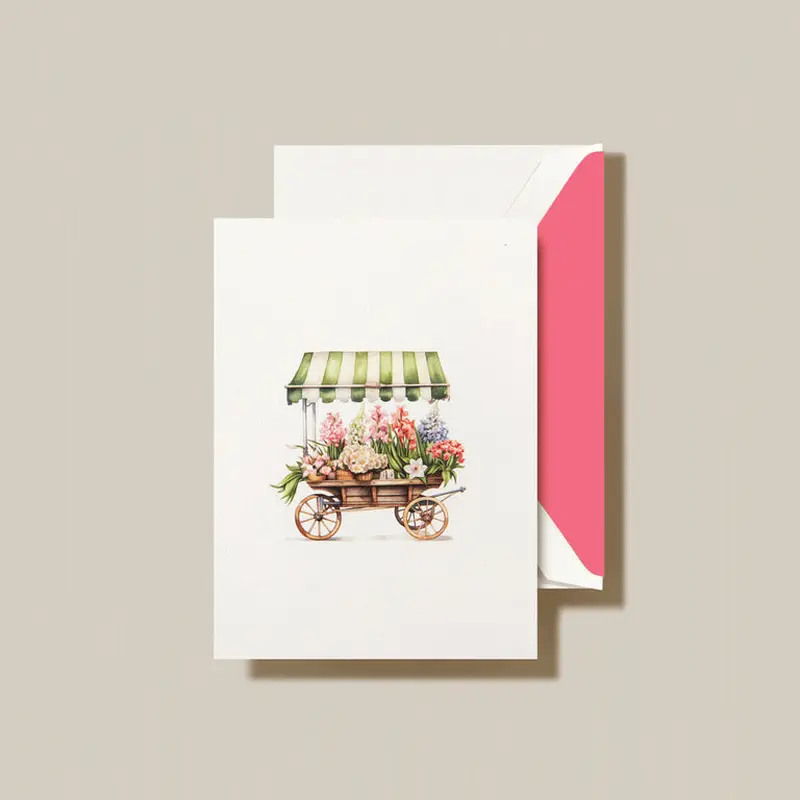Crane Flower Cart Note (10 ea)