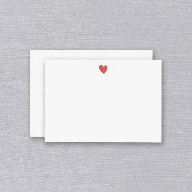 Crane Sweet Heart Correspondent Card