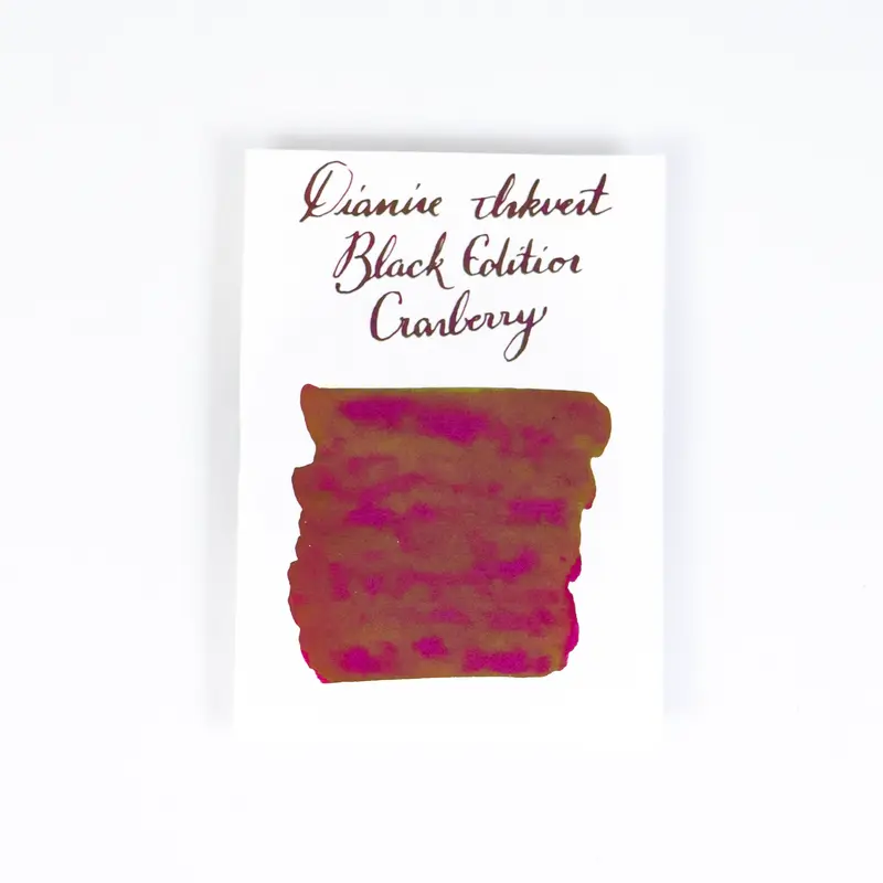 Diamine Cranberry (50ml) Bottled Ink (Standard) - Black Edition