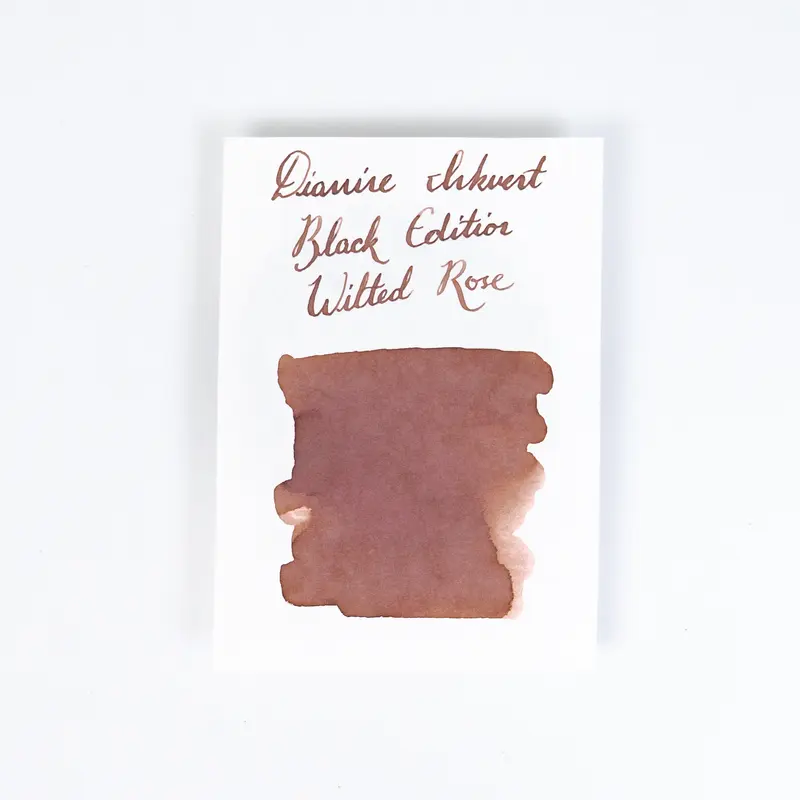 Diamine Wilted Rose (50ml) Bottled Ink (Standard) - Black Edition