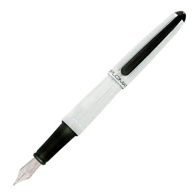 Diplomat Aero Fountain Pen - White LacquerExtra Fine